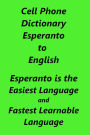 Cell Phone Dictionary Esperanto to English