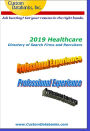 2019 Healthcare Directory of Search Firms and Recruiters