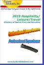 2019 Hospitality/Leisure/Travel Directory of Search Firms and Recruiters