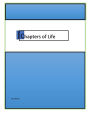 Chapters of Life