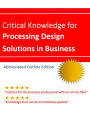 Critical Knowledge for Processing Design Solutions in Business