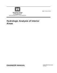 Title: Engineering Manual EM 1110-2-1413 Engineering and Design: Hydrologic Analysis of Interior Areas, Author: United States Government Us Army