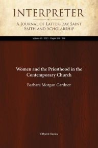 Title: Women and the Priesthood in the Contemporary Church, Author: Barbara Morgan Gardner