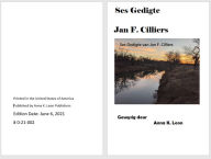Title: Ses Gedigte van Jan F. Cilliers, Author: Anna K. Leon