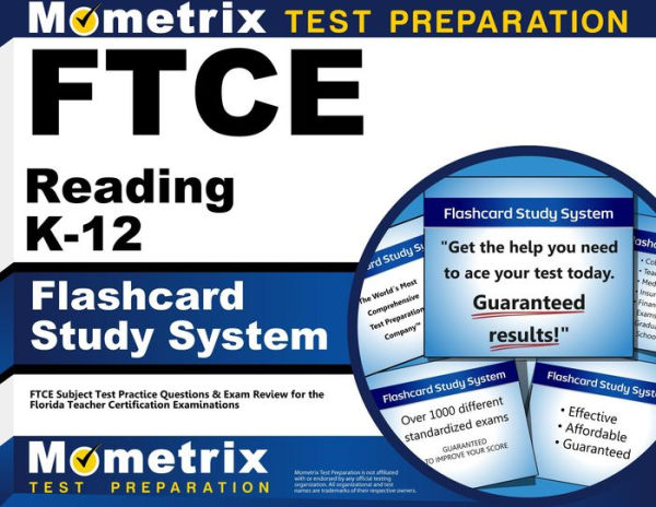 FTCE Reading K-12 Flashcard Study System: FTCE Test Practice Questions & Exam Review for the Florida Teacher Certification Examinations