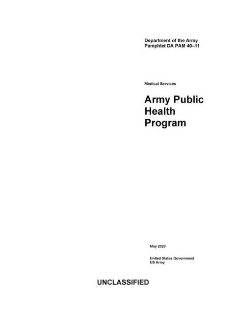 Department Of The Army Pamphlet Da Pam 40-11 Medical Services Army 