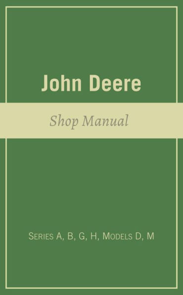 John Deere Shop Manual
