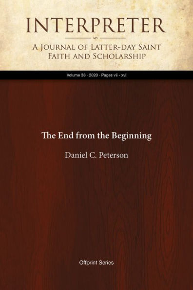 The End from the Beginning