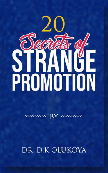 20 secret of strange promotion