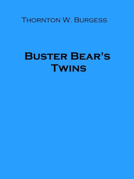 Buster Bear's Twins (Illustrated)