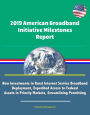 2019 American Broadband Initiative Milestones Report: New Investments in Rural Internet Service Broadband Deployment, Expedited Access to Federal Assets in Priority Markets, Streamlining Permitting