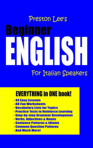 Title: Preston Lee's Beginner English For Italian Speakers, Author: Preston Lee