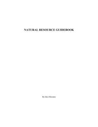 Title: Natural Resource Guidebook, Author: Idea Mesano