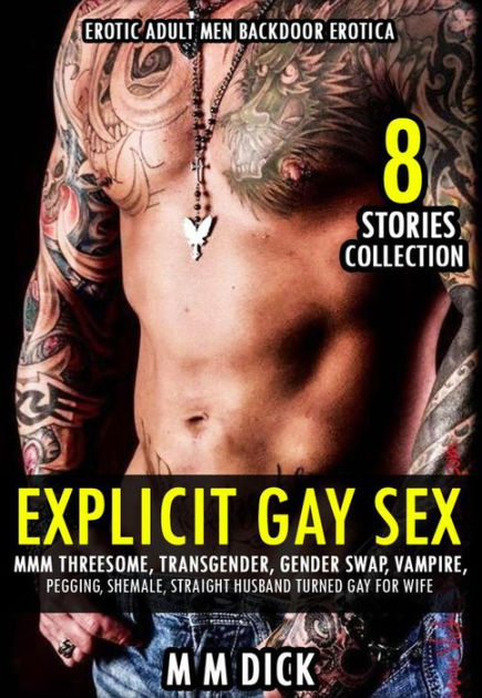 Explicit Gay Sex Bundle MMM Threesome, Transgender, Gender Swap, Vampire, Pegging, Shemale, Straight Husband Turned Gay for Wife image