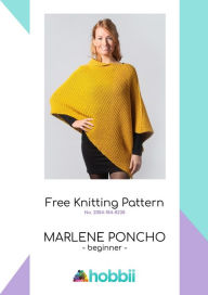 Title: Marlene Poncho - Free Knitting Modern Patterns E-book for Women, Author: Hobbii Yarn