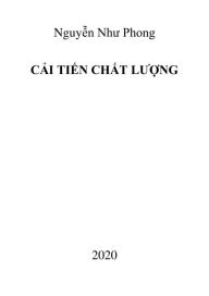 Title: Cai Tien Chat Luong, Author: Phong Nguy?n Nhu