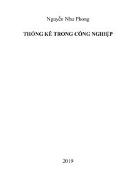 Title: Thong Ke Trong Cong Nghiep, Author: Phong Nguy?n Nhu