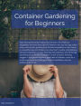 Container Gardening for Beginners