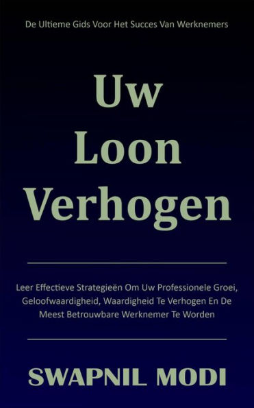 Uw loon verhogen