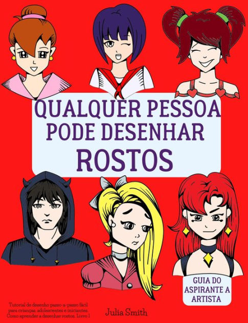 surpreendente! Como desenhar um rosto feminino estilo mangá - (como  desenhar mangá) 