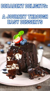 Title: Decadent Delights: A Journey Through Easy Desserts, Author: C. G. Santini