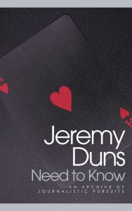 Title: Need to Know, Author: Jeremy Duns