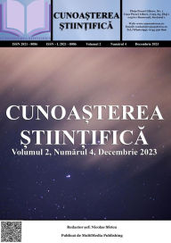 Title: Cunoasterea Stiintifica, Volumul 2, Numarul 4, Decembrie 2023, Author: Nicolae Sfetcu