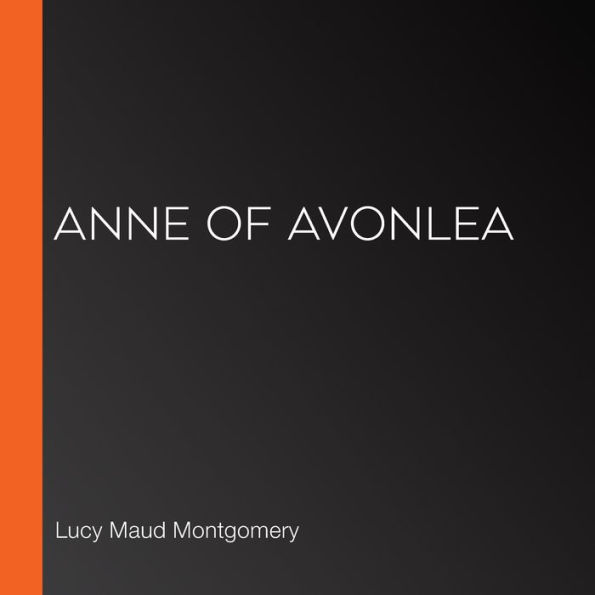 Anne of Avonlea