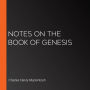 Notes on the Book of Genesis