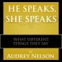 He Speaks, She Speaks: What Different Things They Say