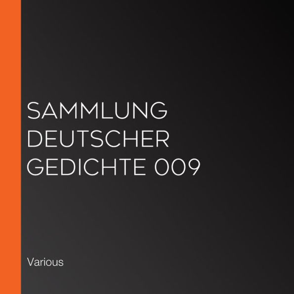 Sammlung deutscher Gedichte 009