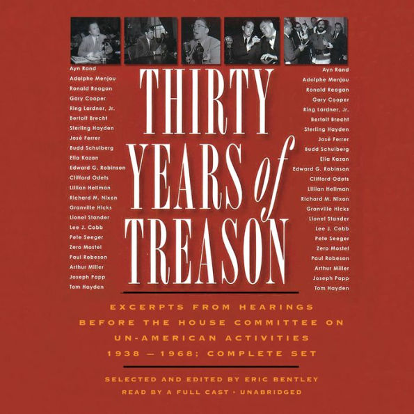 Thirty Years of Treason: Excerpts from Hearings before the House Committee on Un-American Activities 1938-1968; Complete Set