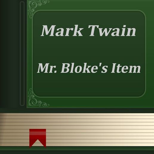 Mr. Bloke's Item