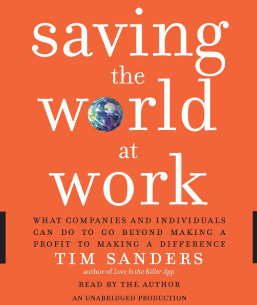 Saving the World at Work: What Companies and Individuals Can Do to Go Beyond Making a Profit to Making a Difference