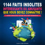 1144 faits insolites, intéressants ou amusants que vous devez connaître ! - Pour enrichir votre culture générale