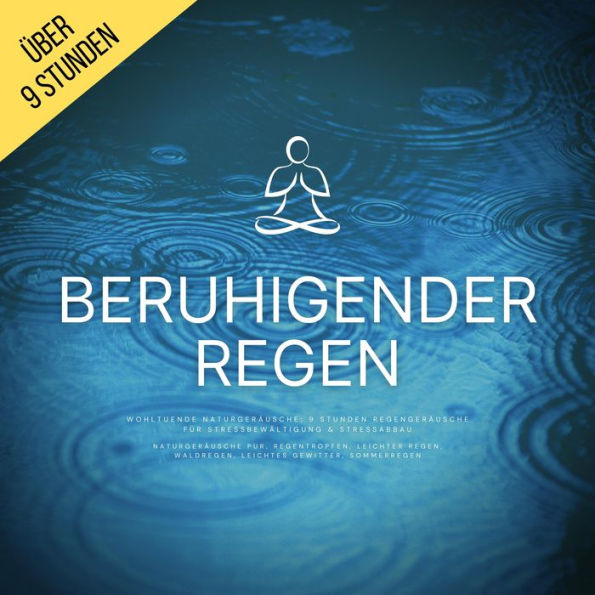 Beruhigender Regen (Naturgeräusche pur, Regentropfen, Leichter Regen, Waldregen, Leichtes Gewitter, Sommerregen): Wohltuende Naturgeräusche: 9 Stunden Regengeräusche für Stressbewältigung & Stressabbau