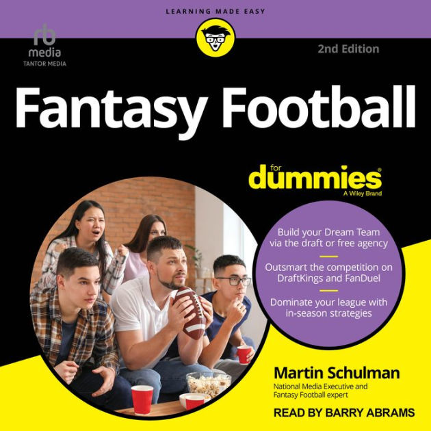 Fantasy Football For Dummies, 2nd Edition by Martin A. Schulman, Barry Abrams 2940175260374
