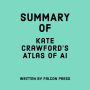 Summary of Kate Crawford's Atlas of AI