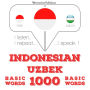 1000 kata penting dalam Uzbek: I listen, I repeat, I speak : language learning course