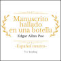 Manuscrito hallado en una botella