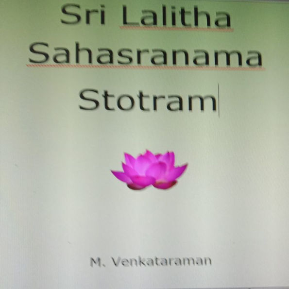 Sri Lalitha Sahasranama Stotram