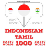 1000 kata-kata penting di Tamil: I listen, I repeat, I speak : language learning course