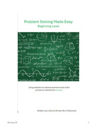Title: Problem Solving Made Easy Beginning Level, Author: Minister Ron McDonnell