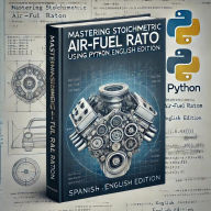 Title: Mastering Stoichiometric Air-Fuel Ratio: Using Python Spanish, English Edition, Author: Rafael Rodriguez
