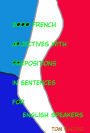 2000 French adjectives with prepositions in sentences for English speakers