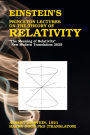 Einstein's Princeton Lectures on the Theory of Relativity