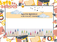 Title: Math Riddles For Young Thinkers, Author: Mariyam Akter