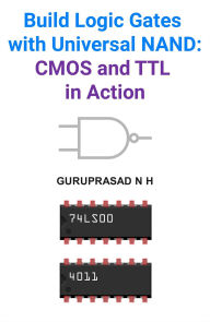 Title: Build Logic Gates with Universal NAND: CMOS and TTL in Action, Author: GURUPRASAD N H