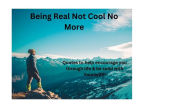 Title: Being Real Not Cool No More : Quotes to help Encourage you through life & be Solid with Yourself!!!, Author: Koy Lewis