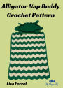 Alligator Nap Buddy Crochet Pattern: Toddler blanket folds up into Alligator pillow